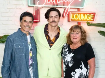 Brian Sandoval's brother Tom Sandoval, and his parents.